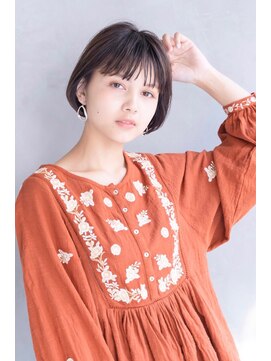 レニーバイエース(LANY by ACE) 【LANY 横浜】 小顔ショート×セピアベージュ