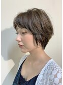 大人のショートヘア　前髪あり　20代～40代５０代60代も◎