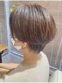 大人かわいいハンサム前髪§§ココアブラウン【センター北】