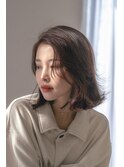 テラコッタ/韓国風ヨシンモリ/流れるレイヤー/前髪[銀座]