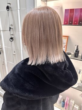 ネオリーブギンザ 銀座店(Neolive GINZA) ミルクティーベージュ×ボブ　銀座/ボブ　【Neolive 片桐雄一】