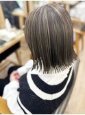 白髪ぼかしハイライト×美髪ボブ[横浜/東神奈川]11