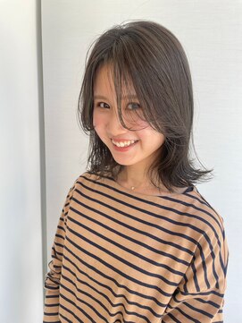 ガリカ 博多(Gallica) 【石河安奈】透明感大人グレージュ/ブリーチなしダブルカラー