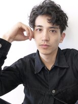 フィフス 天神大名(fifth)&nbsp;波巻きパーマセンターパートツイストパーマメンズマッシュパーマ