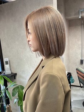 サニー 渋谷(SUNNY) ハイトーン、ミルクティーベージュ、ハイライト、グレージュ