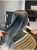 ダークオリーブ×アッシュグリーン