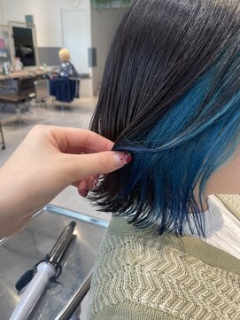 バサ 野方店(BASSA) ブルーインナーカラー