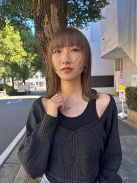 ロンドカスティーヨ 四日市(Lond castillo) 【futaba】ミディボブ/ミルクティーベージュ