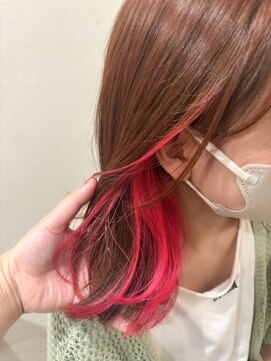 ルピナス(Lupine.) 【Ayumi】ビビットピンク×イヤリングカラー