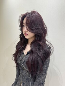 シェノン サントル(CHAINON CENTRE) レッドカラー/小顔に見せるヘア/韓国ヘア/レイヤーカット