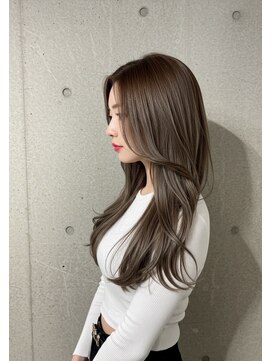 エル 新小岩(elu) 美髪/ワイドバング/レイヤーカット/くすみベージュ/新小岩駅