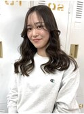 ブリーチ無し×アッシュブラウン