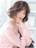 ★くせ毛風デジタルパーマゆるふわ小顔エアリーボブ20代30代★1