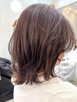 コンティロミー(CONTI ROMMY.) 20代~50代☆ミディアムレイヤーくびれウルフブラウン本厚木