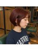 艶感たっぷりショートボブ