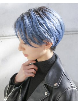 カライングドゥ(ing deux) 大人可愛い20代30代40代黒髪前下がりショートボブ丸みショート◎