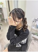 リボンツインテール