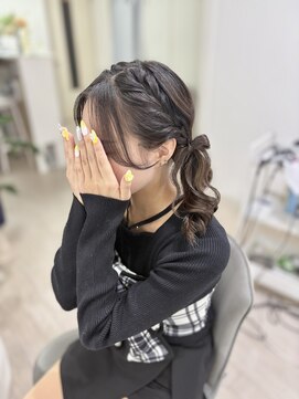 リボンツインテール