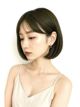 ☆お客様スタイル☆【艶カラーショート／二俣川／二俣川駅】