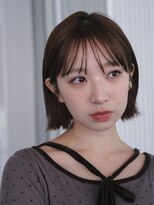 ガーデンヨコハマエスト(GARDEN YOKOHAMA est) 似合わせカット ダークアッシュ 大人ガーリー 外ハネ ボブ