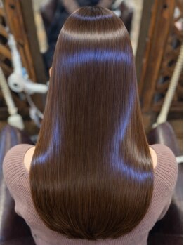 ヘアーラウンジ ディタ(Hair Lounge Dita)の写真/全MENU「50分」スパ付◆ただ癖を伸ばすだけでは無い。【髪質改善】処方で整え芯から美しいストレートヘアを