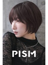 ピズム(PISM) ショートボブ/グレージュ/透明感カラー