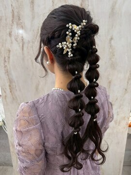 LOE【ロエ】大宮 イメチェン/アンブレラカラー/前髪/ピンクベージュ[大宮]