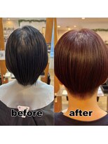 モンド ヘアクリエーション 西田店(monde hair creation)&nbsp;【monde】before × after × 髪質改善