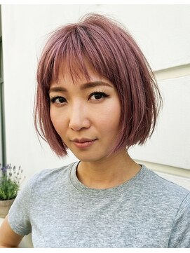 トランクイル サフリック(TRAN9UIL safric) 20代30代40代 ピンクミニボブ海外風#35 烏丸