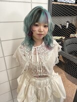 ロテサカエ(Lote.Sakae)&nbsp;着物ヘア/大人ガーリー/ダークアッシュ/似合わせカット/栄