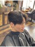 men’s★styleデザインカット+アイロンデザインパーマ