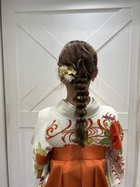 ハウス(HAUS.) 編み下ろし×着物ヘアアレンジ