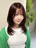 【ご新規様はこちらを♪】小顔似合わせカット+オイルケアカラ- ¥10,450