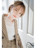 ヘアーズ ベリー 香椎店(hairs BERRY)&nbsp;BERRYショート美髪イメチェンフルバング艶感オーガニック