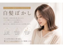 ノンダメージ認定サロンだからできる白髪ぼかし