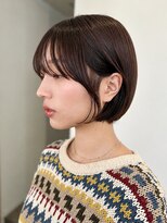 エムクランメイクス 原宿 表参道(m.clan MAKE'S)&nbsp;原宿/耳かけミニボブ×シースルーバング小顔見せ/明治神宮前