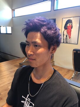 メンズヘアー スパイス 鍋島(Men's Hair SPICE) ハイブリッドアンドムラサキ