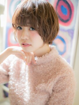 ブルー(BLUE) *CUORE水戸*…ふわくしゅ大人可愛い★重めマニッシュショートb