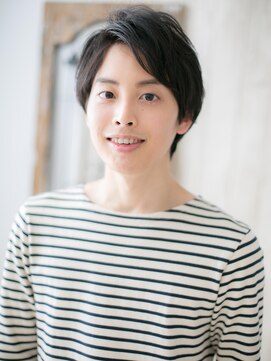 ダンディ館アダム 戸頭店 黒髪で好感度◎サイドパートショートB