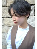 「NUDE」#ショートパーマ  ショートマッシュ 束感ショート
