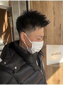 MEN'S HAIR カジュアル×モヒカン×アップバング