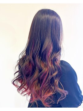 アース コアフュールボーテ 長岡店(EARTH coiffure beaute) インナーチェリーピンク！！