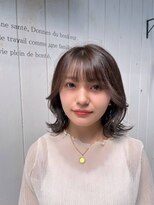 グランアージュ 北千住(grandage)&nbsp;艶感たっぷりピンクアッシュ外ハネミディ