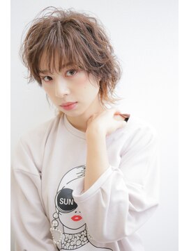 モアナ 逗子(MOANA) マッシュウルフウェーブスタイル