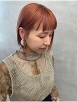 ファイブバイジエクト 堀江(FIVE by The Ect)&nbsp;ピレンジカラー　ピンクオレンジ　オレンジカラー　ピンクカラー