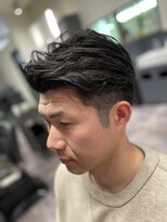 フランクスバーバーリベラルド 横浜(FRANK'S BARBER LIBERALD)&nbsp;かき上げツーブロナチュラルオールバック