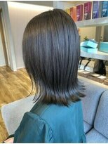 アン たまプラーザ(un)&nbsp;外ハネ＋オリーブベージュ【髪質改善オージュア認定サロン】