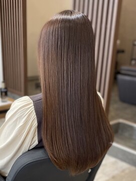 アトリエコア(Atelier Coa) ミルクティーベージュカラーくびれヘアグレージュカラー韓国