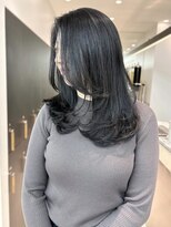 ロンドシエル 横浜(Lond ciel)&nbsp;かき上げ毛流れレイヤー【矢野克典】横浜地毛風カラー