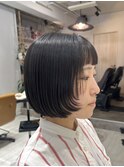 《re view MIRU》顔周りレイヤーミニボブ